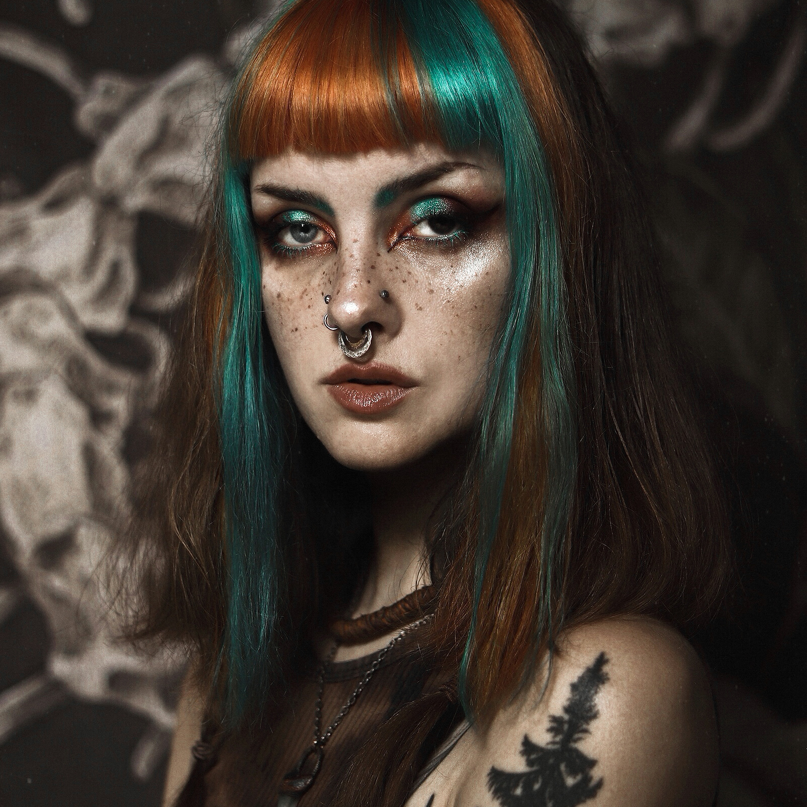 Attitude Hair Dye - OXIDIZED COPPER Kit Semi permanent hair dye kit - Copper coloured/Violet